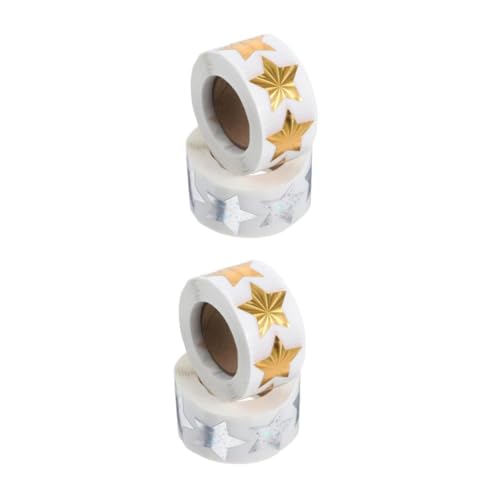 HOMSFOU 4 Rollen Selbstklebende Sternaufkleber Glitzernde Dekorative Sternsticker für und Bastelprojekte für Weihnachten und Diy Dekorationen HOMSFOU 4 Rollen Selbstklebende Sternaufkleber Glitzernde Dekorative Sternsticker für und Bastelprojekte für Weihnachten und Diy Dekorationen von HOMSFOU