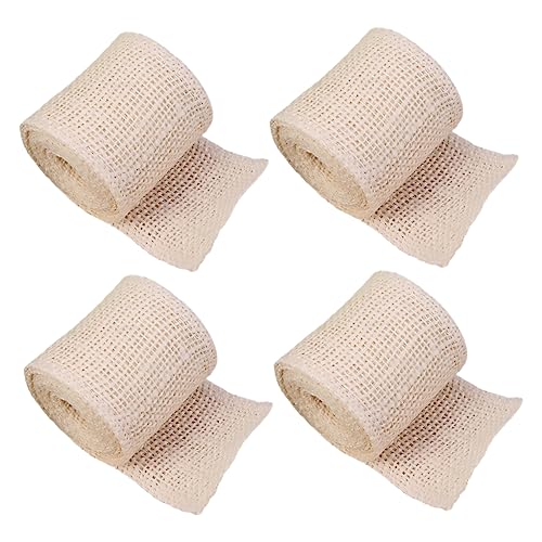 HOMSFOU 4 Rollen Verpackungsband Langlebiges Reines Farbband für Geschenkverpackung Haaraccessoires und Festliche Dekorationen Vielseitig Einsetzbare Schleifenbänder in Beige HOMSFOU 4 Rollen Verpackungsband Langlebiges Reines Farbband für Geschenkverpackung Haaraccessoires und Festliche Dekorationen Vielseitig Einsetzbare Schleifenbänder in Beige von HOMSFOU