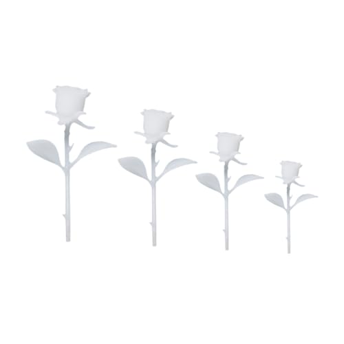 HOMSFOU 4 STÜCKE Teiliges DIY Mini Rosenmodell aus Kristall epoxidharz Handgefertigte Miniatur Rosenornamente in Verschiedenen Kreative Resin dekoration für Bastelprojekte HOMSFOU 4 STÜCKE Teiliges DIY Mini Rosenmodell aus Kristall epoxidharz Handgefertigte Miniatur Rosenornamente in Verschiedenen Kreative Resin dekoration für Bastelprojekte von HOMSFOU