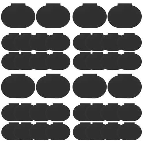 HOMSFOU 4 Sätze Beschriftbare Preisschild Clips Abwischbare Etiketten Für Supermarkt Küche Lager Praktische Tafelschild Halter Für Ordnung Und Organisation 12 Stück * 4 von HOMSFOU