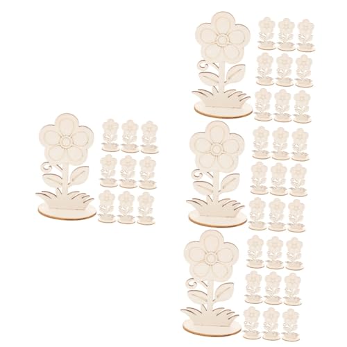HOMSFOU 4 Sätze Blumenornamente In Form Von Floralen Unvollendeten Dekorationen Blumen Unbemalt Blanko Schnitzset Basteln Heimausschnitte Ornamente Für 10 Stück * 4 HOMSFOU 4 Sätze Blumenornamente In Form Von Floralen Unvollendeten Dekorationen Blumen Unbemalt Blanko Schnitzset Basteln Heimausschnitte Ornamente Für 10 Stück * 4 von HOMSFOU