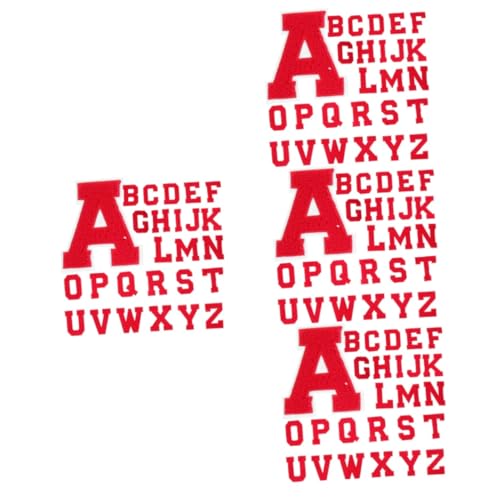 HOMSFOU 4 Sätze Brief Sticklogo Dekorativ Patch Sortiert Kleidung Flecken Gestickte Bügelspitzen Applikationen Stickerei Aufbügler Flicken Aufnähen Handtuchstickerei Rot 26 Stück * 4 HOMSFOU 4 Sätze Brief Sticklogo Dekorativ Patch Sortiert Kleidung Flecken Gestickte Bügelspitzen Applikationen Stickerei Aufbügler Flicken Aufnähen Handtuchstickerei Rot 26 Stück * 4 von HOMSFOU