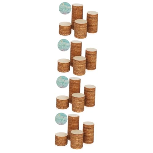 HOMSFOU 4 Sätze Dicke Holzscheiben Rohlinge Bastelbretter Unvollendete Schnitzerei Rundes Schild Leere Rundungen Kreise Laubsägearbeiten Schnitzscheiben Flache 200 Stück * 4 HOMSFOU 4 Sätze Dicke Holzscheiben Rohlinge Bastelbretter Unvollendete Schnitzerei Rundes Schild Leere Rundungen Kreise Laubsägearbeiten Schnitzscheiben Flache 200 Stück * 4 von HOMSFOU