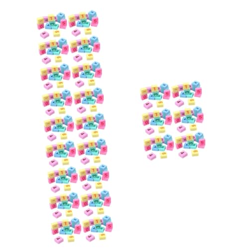 HOMSFOU 4 Sätze Digitale Radiergummis Lustige Schulstationery Für Mathe Radiergummis Symbolen Belohnung Für Unterricht Und Spielpreise 6boxen*4 von HOMSFOU