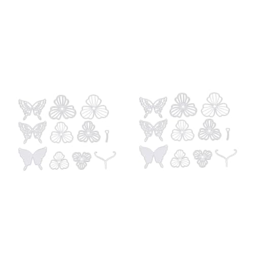HOMSFOU 4 Sätze Diy Bastel Stanzform Kohlenstoffstahl für Scrapbooking und Prägung Teiliges für Kartenherstellung Fotoalben und Dekoration Leicht und Tragbar von HOMSFOU