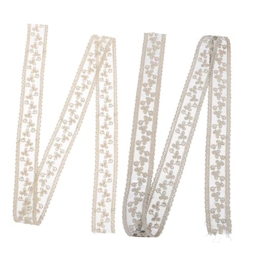 HOMSFOU 4 Sätze Diy Blumenmuster Bändern Für Haarschmuck Bestickte Spitzenborte Und Vielseitiges Bastelmaterial Für Schleifen Und Dekoration 2 Stück * 4 von HOMSFOU