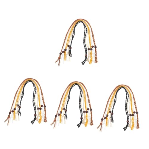 HOMSFOU 4 Sätze Diy Handgewebte Kette Teiliges Mit Verstellbarem Netz Für Schmuckherstellung Robuste Halterung Für Steine Stilvolles Accessoire Für Kreative Schmuckprojekte 5 Stück * 4 von HOMSFOU