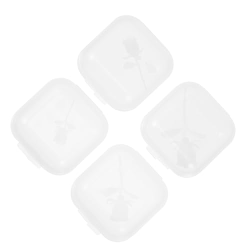HOMSFOU 4 Sätze Diy Rosé Blüten Epoxidharz Füllmaterialien für Kreative Bastelprojekte für Schmuck und Mehr Hochwertige Bruchsichere Materialien von HOMSFOU