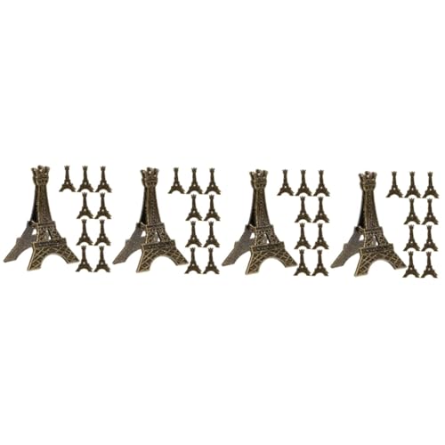 HOMSFOU 4 Sätze Eiffelturm Tischkartenhalter Memo Halter Für Hochzeiten Partys Und Dekorative Zettelständer Für Fotos Visitenkarten Und Tischnummern Stabil Und Langlebig 10 Stück * 4 von HOMSFOU