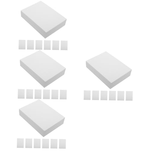 HOMSFOU 4 Sätze Fotopapier Fotografisch Dickes Papier Farbe Druckpapier Im Letter-format Einladung Glänzendes Druckerpapier Bilder Fotodruckerpapier Weiß 100 Blätter * 4 von HOMSFOU