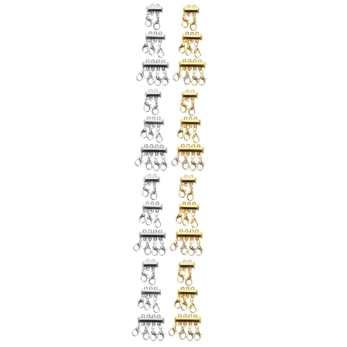 HOMSFOU 4 Sätze Halskette Mit Magnetischer Brust Mädchen Schlüssel Mehrschichtiger Halskettenverschluss Verschlüsse Bügelverschluss Für Anhänger Halskettentrenner Zinklegierung 6 Stück * 4 HOMSFOU 4 Sätze Halskette Mit Magnetischer Brust Mädchen Schlüssel Mehrschichtiger Halskettenverschluss Verschlüsse Bügelverschluss Für Anhänger Halskettentrenner Zinklegierung 6 Stück * 4 von HOMSFOU