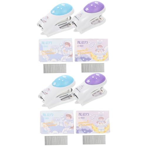HOMSFOU 4 Sätze Handhefter Pack Astronaut Design Wiederverwendbarer Heftgerät für Büro Schule Zuhause Praktischer Tragbarer Hefter für Studenten HOMSFOU 4 Sätze Handhefter Pack Astronaut Design Wiederverwendbarer Heftgerät für Büro Schule Zuhause Praktischer Tragbarer Hefter für Studenten von HOMSFOU