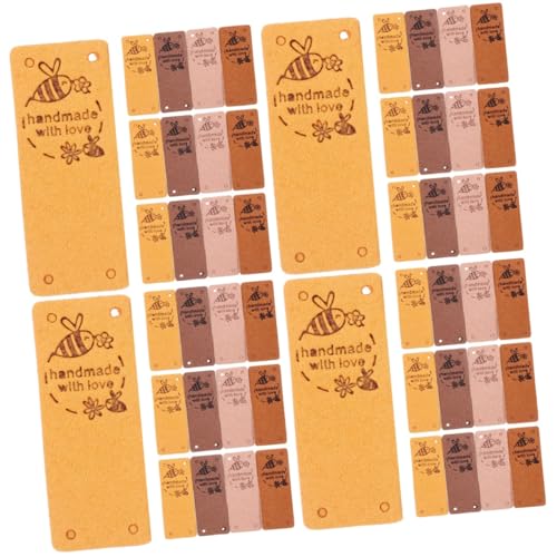 HOMSFOU 4 Sätze Handmade Stoffetiketten Zum Annähen Weiche Geprägte Labels Für Kleidung Taschen Shirts Und Diy Projekte Schokoladenbraun Hautfarbe 40 Stück * 4 HOMSFOU 4 Sätze Handmade Stoffetiketten Zum Annähen Weiche Geprägte Labels Für Kleidung Taschen Shirts Und Diy Projekte Schokoladenbraun Hautfarbe 40 Stück * 4 von HOMSFOU