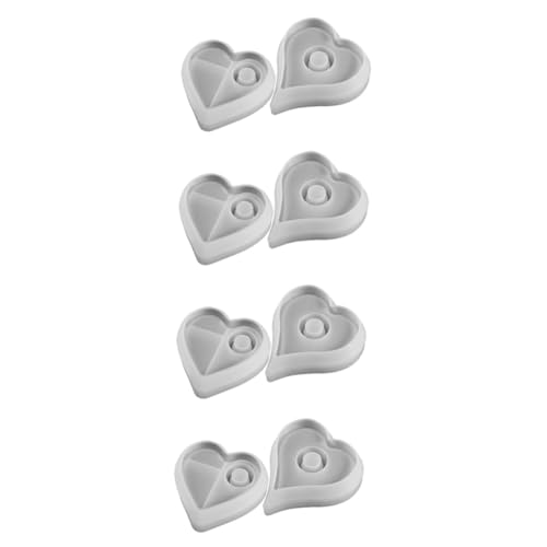 HOMSFOU 4 Sätze Herz Kerzenhalter Silikonformen Diy Kerzenständer Gießform Silikonform Für Tischkerzenständer Und Dekorative Silikon Kerzenform 2 Stücke * 4 HOMSFOU 4 Sätze Herz Kerzenhalter Silikonformen Diy Kerzenständer Gießform Silikonform Für Tischkerzenständer Und Dekorative Silikon Kerzenform 2 Stücke * 4 von HOMSFOU