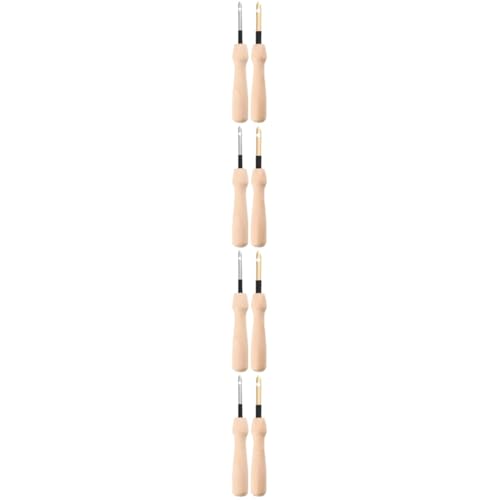 HOMSFOU 4 Sätze Holzgriff Nadel Anlasser Nähen Stich Stoff Nadelvlies Stickerei Stanznadel Zum Sticken Sticknadeln Nadel -punch -werkzeug Kupfer 2 Stück * 4 HOMSFOU 4 Sätze Holzgriff Nadel Anlasser Nähen Stich Stoff Nadelvlies Stickerei Stanznadel Zum Sticken Sticknadeln Nadel -punch -werkzeug Kupfer 2 Stück * 4 von HOMSFOU