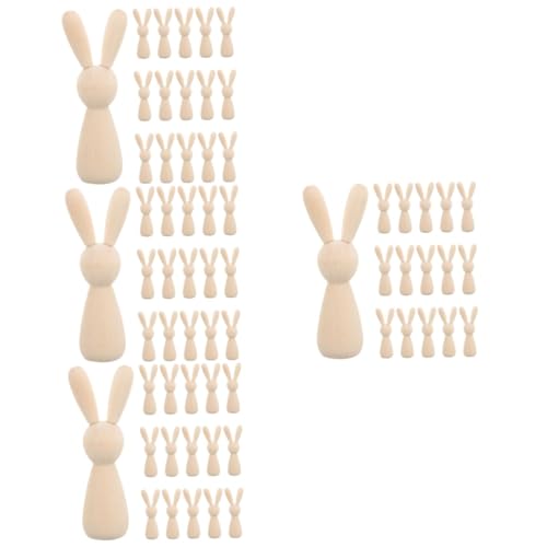 HOMSFOU 4 Sätze Holzkaninchen Diy Bastelset Unvollendete Holzfiguren Für Dekoration Und Partygestaltung Leicht Bemalbar Für Familienprojekte Und Bastelideen 16 Stück * 4 HOMSFOU 4 Sätze Holzkaninchen Diy Bastelset Unvollendete Holzfiguren Für Dekoration Und Partygestaltung Leicht Bemalbar Für Familienprojekte Und Bastelideen 16 Stück * 4 von HOMSFOU