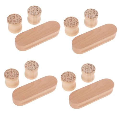 HOMSFOU 4 Sätze Holzpressen für Näharbeiten Pressbrett Runde Nahtgewichte Nützliches Werkzeug für Quilting Bügeln und Faltenlegen für Quilter HOMSFOU 4 Sätze Holzpressen für Näharbeiten Pressbrett Runde Nahtgewichte Nützliches Werkzeug für Quilting Bügeln und Faltenlegen für Quilter von HOMSFOU