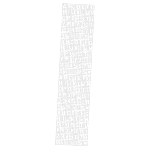 HOMSFOU 4 Sätze Inkjet-vorlage Nummer Schablone Brief Handwerk Malschablonen Wandschablonen Zum Malen Großer Muster Große Schablonenbuchstaben Das Haustier 42 Stück * 4 von HOMSFOU