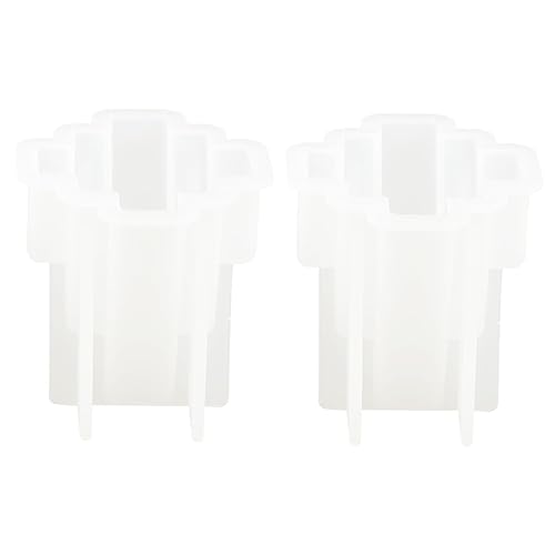 HOMSFOU 4 Sätze Kerzenformen Diy Silikonformen Für Duftkerzen Bergform Gießformen Für Handwerk Seifen Und Ornamente Einfach Zu Entformen Für Anfänger Und Profis 2 Stücke * 4 von HOMSFOU