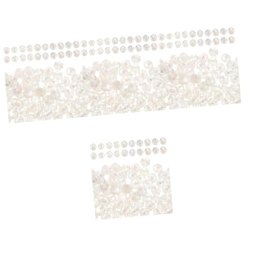 HOMSFOU 4 Sätze Kristallperlen Facettierte Zwischenperlen Kleine Abstandsperlen Runden Lose Spacer Diy-perlen Für Schmuck Halskettenarmbandschmuck, Die Dekoration Machen Harz 100 Stück * 4 HOMSFOU 4 Sätze Kristallperlen Facettierte Zwischenperlen Kleine Abstandsperlen Runden Lose Spacer Diy-perlen Für Schmuck Halskettenarmbandschmuck, Die Dekoration Machen Harz 100 Stück * 4 von HOMSFOU