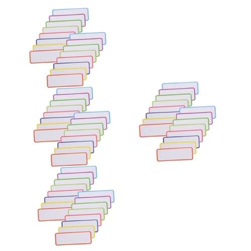 HOMSFOU 4 Sätze Magnetische Beschriftungsetiketten Beschreibbare Abwaschbare Magnete Für Kühlschrank Whiteboard Klassenzimmer Je Für Namensschilder Und Etikettierungen 54 Stück * 4 HOMSFOU 4 Sätze Magnetische Beschriftungsetiketten Beschreibbare Abwaschbare Magnete Für Kühlschrank Whiteboard Klassenzimmer Je Für Namensschilder Und Etikettierungen 54 Stück * 4 von HOMSFOU