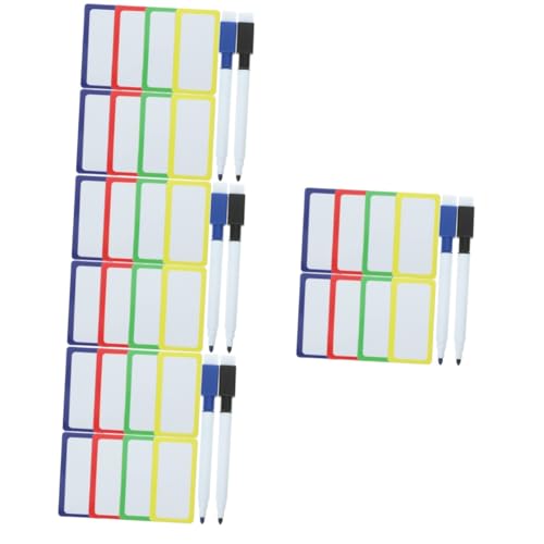 HOMSFOU 4 Sätze Magnetische Whiteboard Wiederverwendbar mit Abwischbarem Stift für Kühlschrank Magnettafel Büro und Zuhause Multifunktionale Anwendung für Notizen und HOMSFOU 4 Sätze Magnetische Whiteboard Wiederverwendbar mit Abwischbarem Stift für Kühlschrank Magnettafel Büro und Zuhause Multifunktionale Anwendung für Notizen und von HOMSFOU