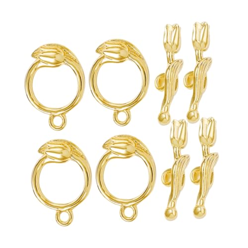HOMSFOU 4 Sätze Metallverbindungsschnalle Werkzeug zur Herstellung von Armbändern Knebelverschlüsse für Halskette Armband Knebelverschlüsse Armbandverbinder Kupfer Golden HOMSFOU 4 Sätze Metallverbindungsschnalle Werkzeug zur Herstellung von Armbändern Knebelverschlüsse für Halskette Armband Knebelverschlüsse Armbandverbinder Kupfer Golden von HOMSFOU
