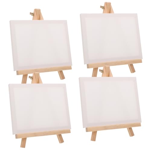 HOMSFOU 4 Sätze Mini Staffelei Teiliges Multifunktionalen Malleinwänden mit Mini Leinwandständern für Diy Projekte und Kunstliebhaber HOMSFOU 4 Sätze Mini Staffelei Teiliges Multifunktionalen Malleinwänden mit Mini Leinwandständern für Diy Projekte und Kunstliebhaber von HOMSFOU