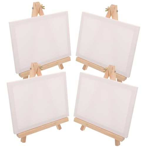 HOMSFOU 4 Sätze Mini Teiliges mit Multifunktionalen Mini Leinwänden und Stabilen Easels für Öl und Acrylmalerei Bastelprojekte und Kunstunterricht HOMSFOU 4 Sätze Mini Teiliges mit Multifunktionalen Mini Leinwänden und Stabilen Easels für Öl und Acrylmalerei Bastelprojekte und Kunstunterricht von HOMSFOU