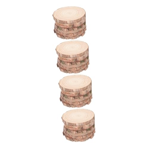 HOMSFOU 4 Sätze Natürliche Holzscheiben Unbehandelt Runde Holzscheiben Für Diy Bastelarbeiten Für Dekorationen Und Untersetzer 6 Stück * 4 HOMSFOU 4 Sätze Natürliche Holzscheiben Unbehandelt Runde Holzscheiben Für Diy Bastelarbeiten Für Dekorationen Und Untersetzer 6 Stück * 4 von HOMSFOU