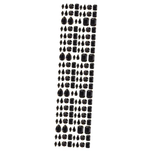 HOMSFOU 4 Sätze Schmucksteine Zum Annähen Glitzernde Strasssteine Für Diy Bastelprojekte Dekorative Rhinestones Für Kleidung Taschen Und Schmuck Verschiedenen Formen Und 50 Stück * 4 von HOMSFOU