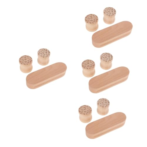 HOMSFOU 4 Sätze Schneiderklöppel aus Holz Quiltvorräte Quiltwerkzeuge handgeführtes Nähen Nähzubehör Quilten Mehrzweck-Quilterblock nützlicher Holzblock Holzklöppel Beige HOMSFOU 4 Sätze Schneiderklöppel aus Holz Quiltvorräte Quiltwerkzeuge handgeführtes Nähen Nähzubehör Quilten Mehrzweck-Quilterblock nützlicher Holzblock Holzklöppel Beige von HOMSFOU