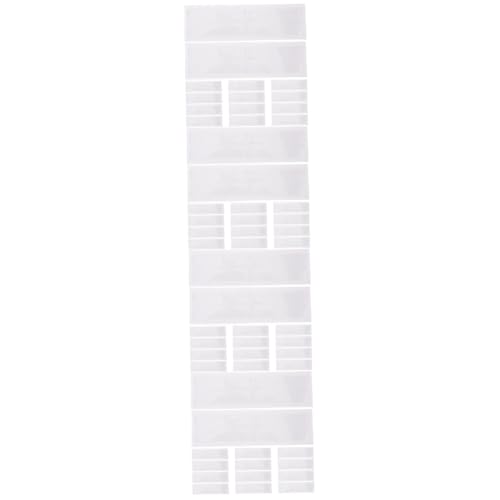 HOMSFOU 4 Sätze Selbstklebende Etikettenhalter Transparente Beschriftungstaschen für Büro Schule und Supermarkt Ablösbar Starke Haftung HOMSFOU 4 Sätze Selbstklebende Etikettenhalter Transparente Beschriftungstaschen für Büro Schule und Supermarkt Ablösbar Starke Haftung von HOMSFOU