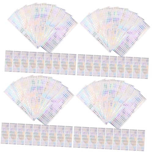 HOMSFOU 4 Sätze Selbstklebende Siegelaufkleber Manipulationssichere Für Verpackungen Von Kosmetikflaschen Transparent Für Sicheres Verschließen Und Ansprechendes Design 500 Stück * 4 von HOMSFOU