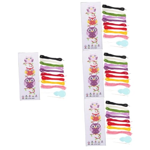 HOMSFOU 4 Sätze Stick einen Lesezeichenmarkierungsbeutel Stich Nähen Stoff Weiß Hochzeit Nähset für Lesezeichen DIY-Lesezeichen-Kit Bastel-Nähset Stickrahmen-Starter Kabel HOMSFOU 4 Sätze Stick einen Lesezeichenmarkierungsbeutel Stich Nähen Stoff Weiß Hochzeit Nähset für Lesezeichen DIY-Lesezeichen-Kit Bastel-Nähset Stickrahmen-Starter Kabel von HOMSFOU