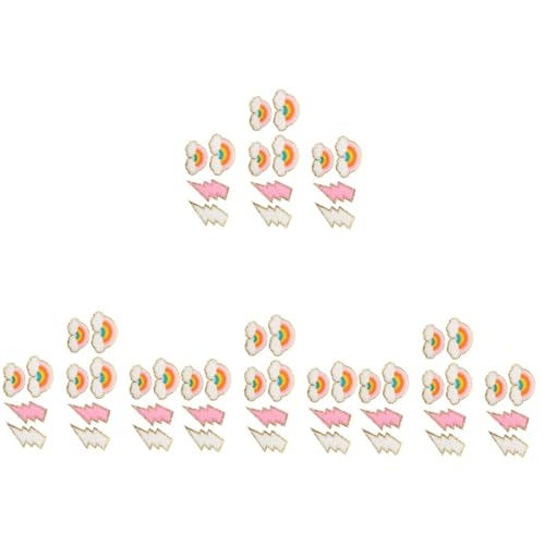 HOMSFOU 4 Sätze Teiliges Bunte Regenbogenform Aufnäher Stickerei Patches Für Kleidung Taschen Und Hüte Für Diy Projekte Und Kreative Reparaturen 14 Stück * 4 HOMSFOU 4 Sätze Teiliges Bunte Regenbogenform Aufnäher Stickerei Patches Für Kleidung Taschen Und Hüte Für Diy Projekte Und Kreative Reparaturen 14 Stück * 4 von HOMSFOU