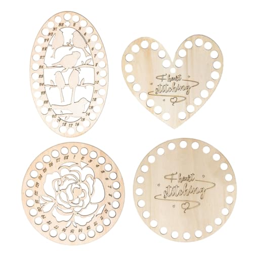 HOMSFOU 4 Sätze Teiliges Diy Garnorganisationsbrett Für Stickgarn Tragbare Stickfadenablage Beige Für Kreuzstich Und Stickprojekte 4 Stück * 4 von HOMSFOU