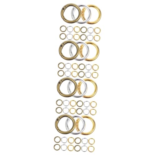 HOMSFOU 4 Sätze Teiliges Federöffnung Karabiner Schlüsselringe Runde Schnappverschlüsse Antikbronze Für Diy Zubehör Taschen Und Schlüsselanhänger 15 Stücke * 4 HOMSFOU 4 Sätze Teiliges Federöffnung Karabiner Schlüsselringe Runde Schnappverschlüsse Antikbronze Für Diy Zubehör Taschen Und Schlüsselanhänger 15 Stücke * 4 von HOMSFOU