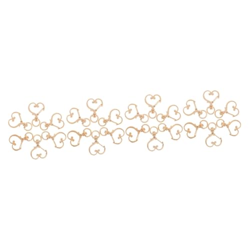 HOMSFOU 4 Sätze Teiliges Herz Schlüsselring Metall Robuste Schnallen Für Handtaschen Rucksäcke Diy Zubehör Für Kreative Projekte Goldene Herzform Hochwertige Verarbeitung 6 Stück * 4 HOMSFOU 4 Sätze Teiliges Herz Schlüsselring Metall Robuste Schnallen Für Handtaschen Rucksäcke Diy Zubehör Für Kreative Projekte Goldene Herzform Hochwertige Verarbeitung 6 Stück * 4 von HOMSFOU