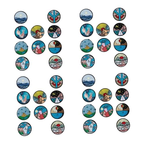 HOMSFOU 4 Sätze Teiliges Landschafts Serie Stickerei Patches Zum Aufbügeln Für Diy Rucksäcke Und Kleidung Applikationen Für Kreative Dekoration 10 Stück * 4 HOMSFOU 4 Sätze Teiliges Landschafts Serie Stickerei Patches Zum Aufbügeln Für Diy Rucksäcke Und Kleidung Applikationen Für Kreative Dekoration 10 Stück * 4 von HOMSFOU