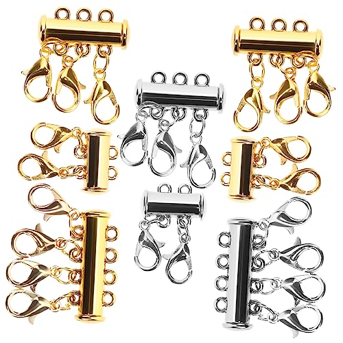 HOMSFOU 4 Sätze Teiliges Magnetverschluss Für Armbänder Für Schmuckherstellung Langlebig Und Praktisch Verhindert Verwicklungen Sorgt Für Eleganten Look Für Mehrlagige Designs 8 Stücke * 4 HOMSFOU 4 Sätze Teiliges Magnetverschluss Für Armbänder Für Schmuckherstellung Langlebig Und Praktisch Verhindert Verwicklungen Sorgt Für Eleganten Look Für Mehrlagige Designs 8 Stücke * 4 von HOMSFOU