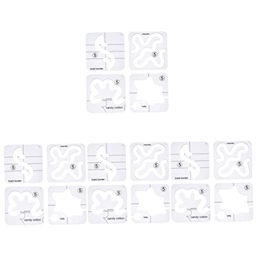 HOMSFOU 4 Sätze Teiliges Quilt Schablonen Set Acryl Diy Näh Und Stickvorlagen Geformte Patchwork Lineale Für Präzises Schneiden Und Markieren Für Kleidungshandwerk Und Kreative 4 Stück * 4 HOMSFOU 4 Sätze Teiliges Quilt Schablonen Set Acryl Diy Näh Und Stickvorlagen Geformte Patchwork Lineale Für Präzises Schneiden Und Markieren Für Kleidungshandwerk Und Kreative 4 Stück * 4 von HOMSFOU