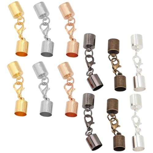 HOMSFOU 4 Sätze Teiliges Set Metall Schlüsselring Karabinerverschlüsse Für Diy Zubehör Strapazierfähigem Legierungs Material Für Armbänder Und Installieren Verwenden 60 Stück * 4 von HOMSFOU