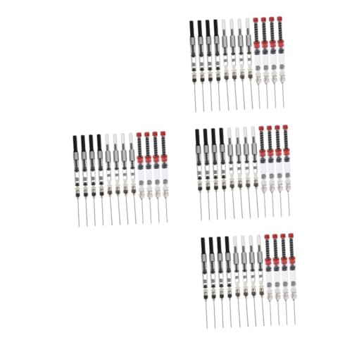 HOMSFOU 4 Sätze Tintenabsorber Tintenaufnahme Für Füllfederhalter Stifttintenfüller Tintenfüllung Tintenstift-nachfüllung Tintenlöscher Tintenkonverter Rostfreier Stahl 12 Stück * 4 von HOMSFOU