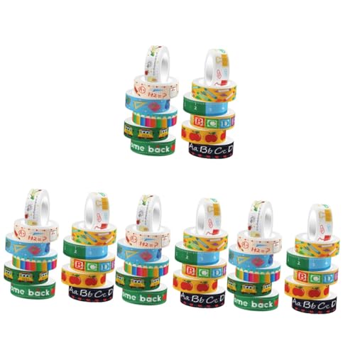 HOMSFOU 4 Sätze Transparentes Rollband Schrott Sammelalbum Farbig Dekorativ Dünn Ästhetisch Karikatur Scrapbooking-zubehör -band Anime Herstellung Aufkleber 12 Rollen * 4 HOMSFOU 4 Sätze Transparentes Rollband Schrott Sammelalbum Farbig Dekorativ Dünn Ästhetisch Karikatur Scrapbooking-zubehör -band Anime Herstellung Aufkleber 12 Rollen * 4 von HOMSFOU