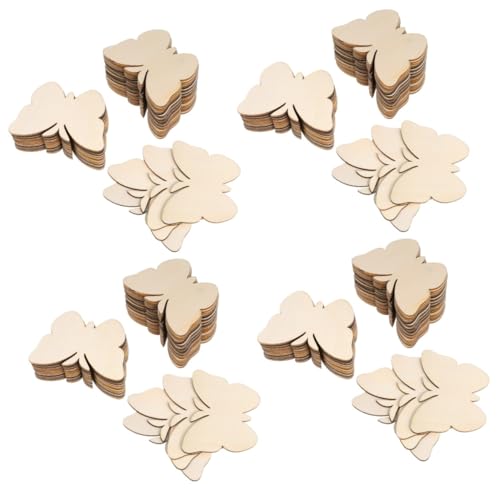 HOMSFOU 4 Sätze Unlackierte Holzschmetterlinge Diy Bastelset Für Malerei Hochzeit Partydekoration Und Home Decor Für Kreative Projekte Und Fotodekoration 40 Stück * 4 von HOMSFOU