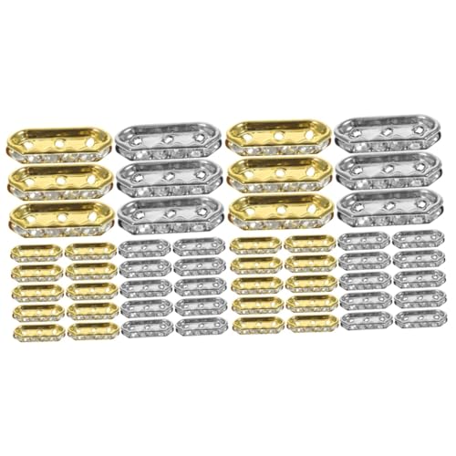 HOMSFOU 4 Sätze Verschiedene Metallperlen Charms Stiftperlen Perlenverbinder Charm Stopperperlen Die Perlen Zur Schmuckherstellung Sind Kleine Armbänder 100 Stück * 4 HOMSFOU 4 Sätze Verschiedene Metallperlen Charms Stiftperlen Perlenverbinder Charm Stopperperlen Die Perlen Zur Schmuckherstellung Sind Kleine Armbänder 100 Stück * 4 von HOMSFOU