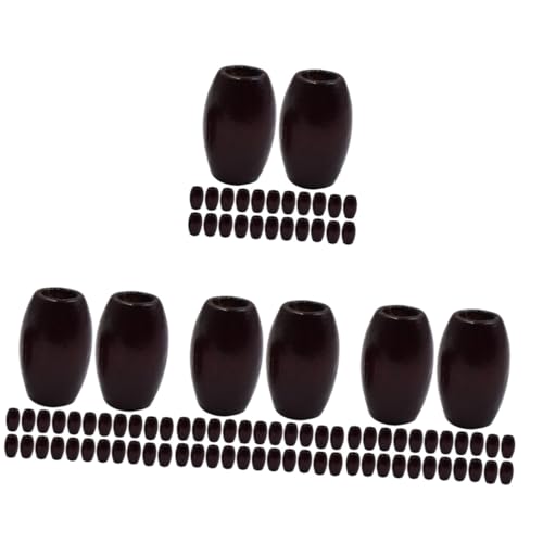 HOMSFOU 4 Sätze Zubehör Für Holzperlen Abstandshalter Lose Dekorativ Schmuck Herstellung Perlen-anhänger Kleine Holzperlen Zum Basteln Ohrring Machen Charme Ovale Perlen 50 Stück * 4 HOMSFOU 4 Sätze Zubehör Für Holzperlen Abstandshalter Lose Dekorativ Schmuck Herstellung Perlen-anhänger Kleine Holzperlen Zum Basteln Ohrring Machen Charme Ovale Perlen 50 Stück * 4 von HOMSFOU