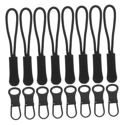 HOMSFOU 4 Satz Teiliges Zipper Pull Ersatzset mit Abnehmbarem Zugband Reißverschluss Reparaturkit für Rucksack Gepäck Jacken und Schuhe Werkzeugfreie Montage Rutschfeste Metallanhänger HOMSFOU 4 Satz Teiliges Zipper Pull Ersatzset mit Abnehmbarem Zugband Reißverschluss Reparaturkit für Rucksack Gepäck Jacken und Schuhe Werkzeugfreie Montage Rutschfeste Metallanhänger von HOMSFOU