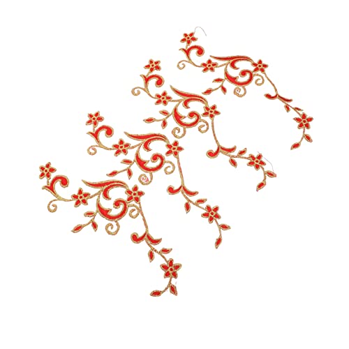 HOMSFOU 4 Stück Applikationen für Haarschmuck embroidery textilien Taschendekoration Flicken für Kleidung Flecken gestickte Aufnäher in Blumenform Stickerei-Patch für Kleidung Stoff rot HOMSFOU 4 Stück Applikationen für Haarschmuck embroidery textilien Taschendekoration Flicken für Kleidung Flecken gestickte Aufnäher in Blumenform Stickerei-Patch für Kleidung Stoff rot von HOMSFOU